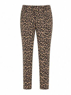 Banana Republic Modern Sloan Stretch Animal Print Pants Size 2